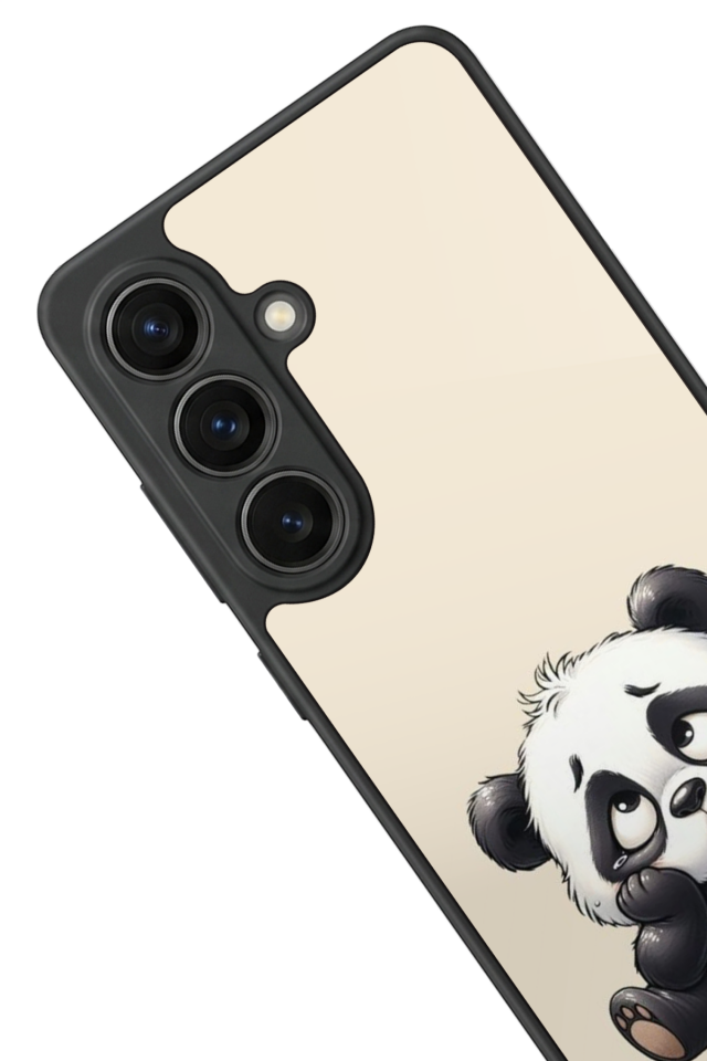 Samsung Galaxy S26 Uyumlu Panda Tasarımlı Glossy Premium Kılıf