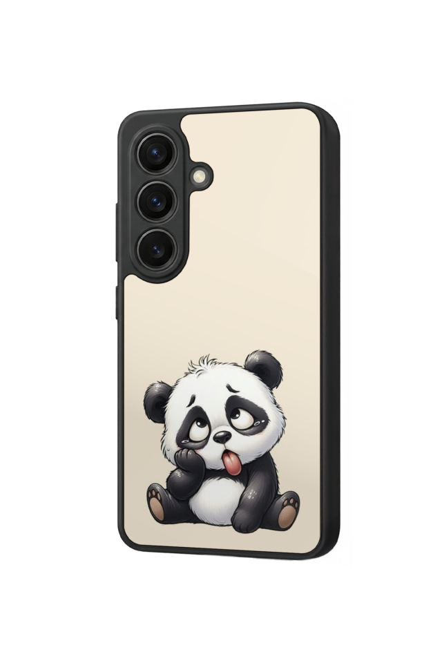 Samsung Galaxy S26 Uyumlu Panda Tasarımlı Glossy Premium Kılıf