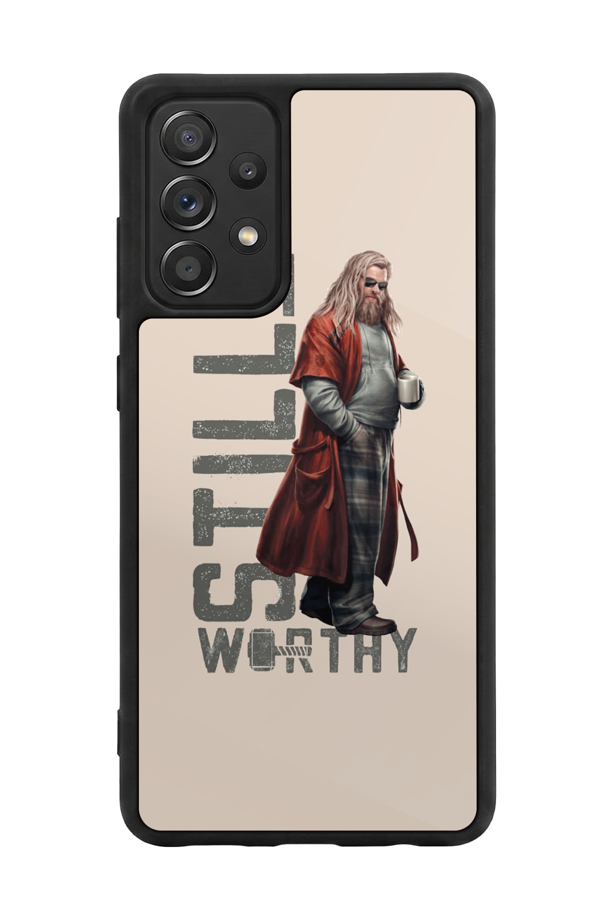 Samsung Galaxy A72 Uyumlu Thor Tasarımlı Glossy Premium Kılıf