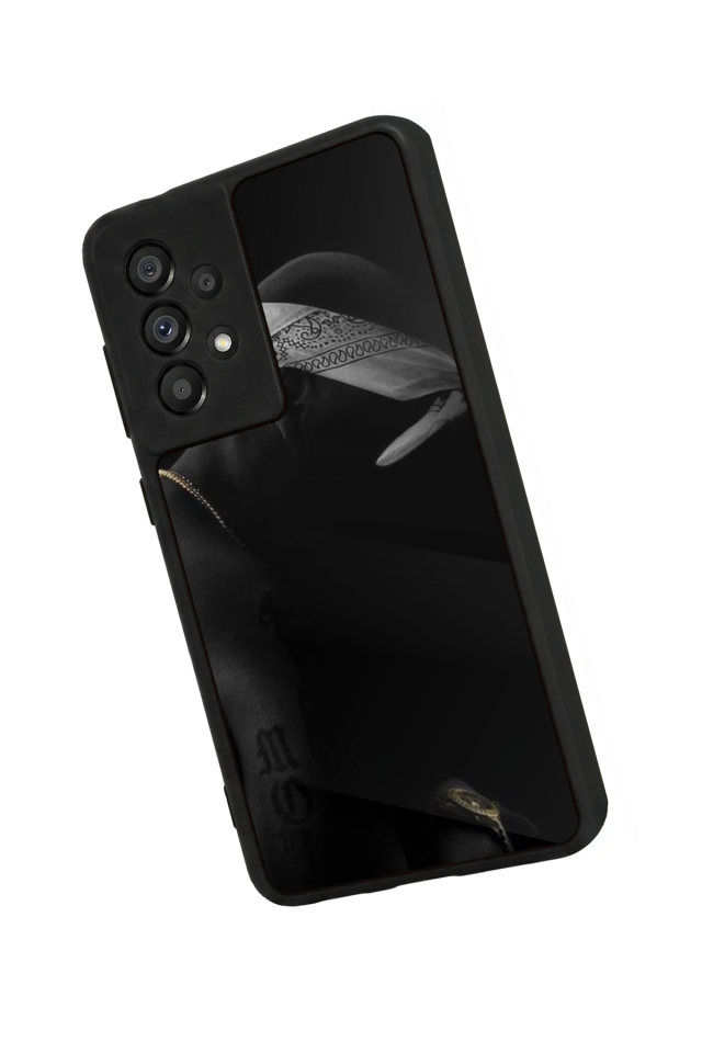 Samsung Galaxy A73 Uyumlu Tupac Tasarımlı Glossy Premium Kılıf