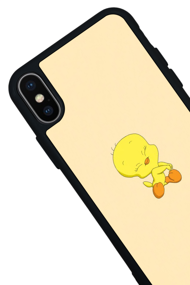 iPhone XS Max Uyumlu Tweety Tasarımlı Glossy Premium Kılıf