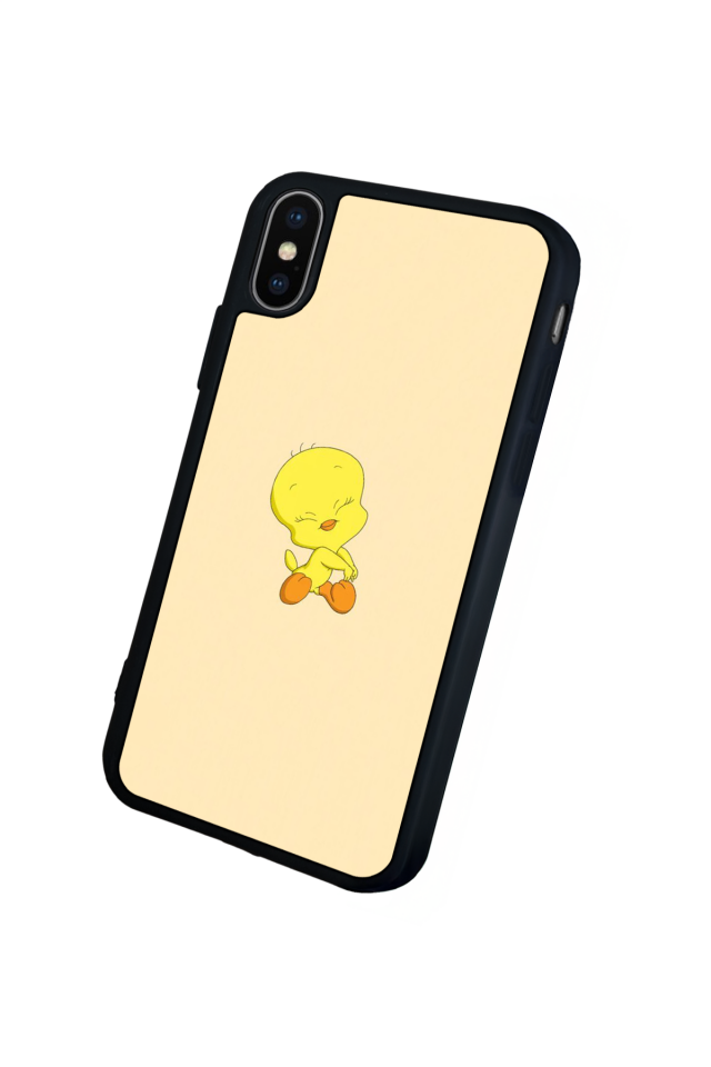 iPhone XS Max Uyumlu Tweety Tasarımlı Glossy Premium Kılıf