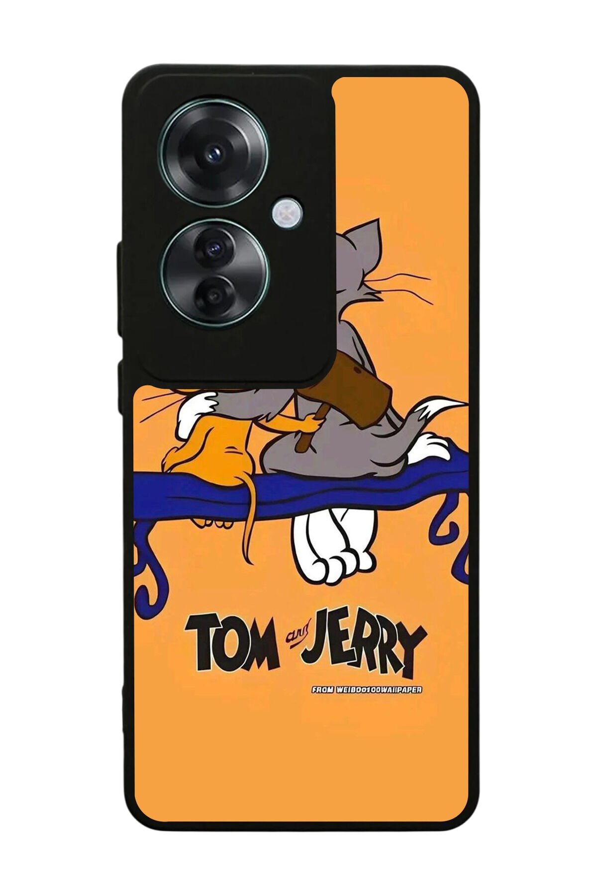 Oppo Reno 11F Uyumlu Tom And Jerry Tasarımlı Glossy Premium Kılıf