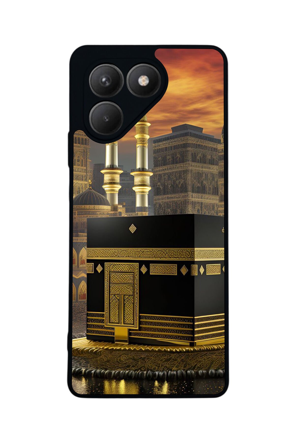 Tecno Pova 7 Mat Uyumlu Siyah Kılıf – Yumuşak Silikon, Koruyucu, Şok Emici Kapak