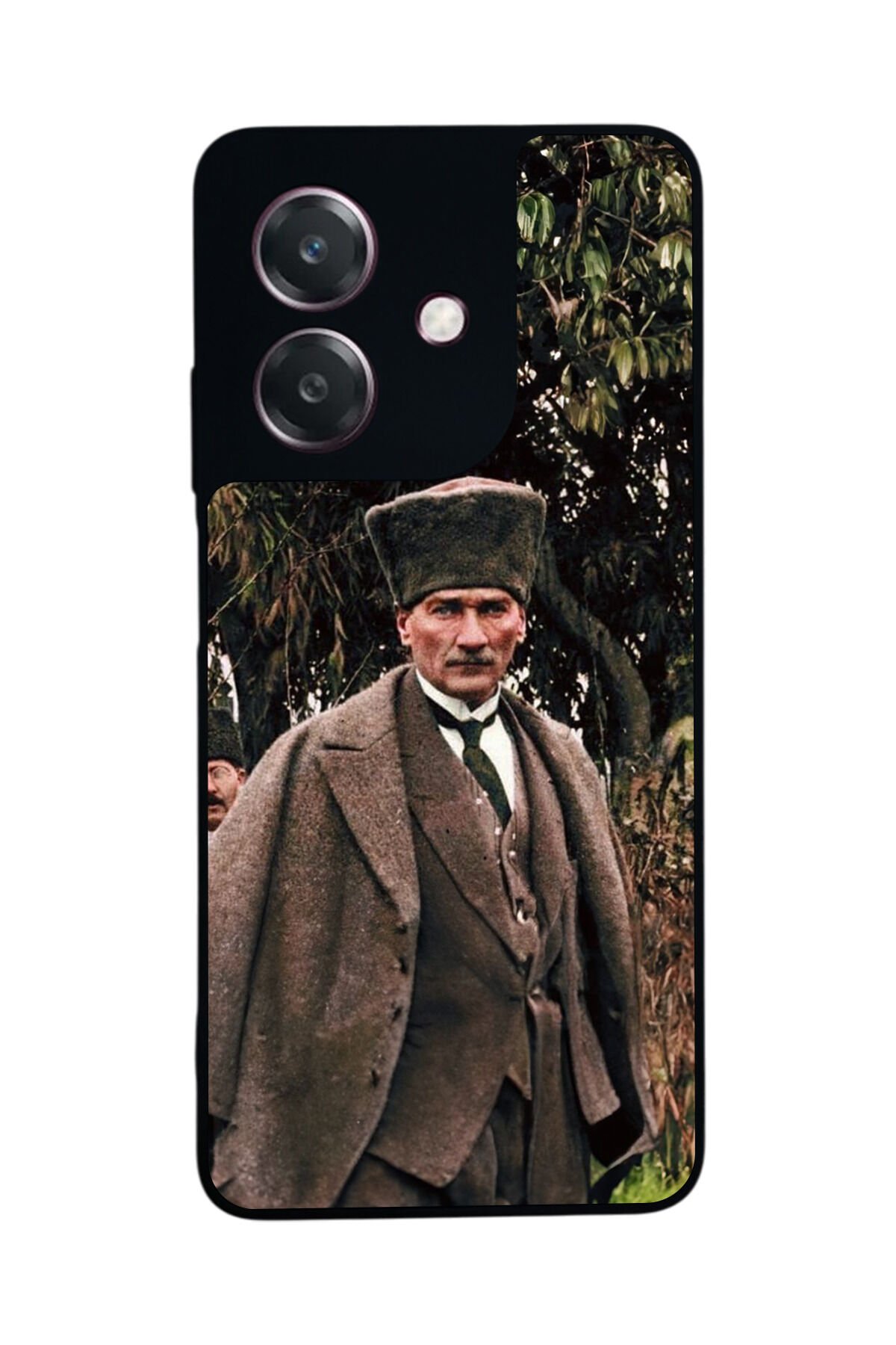 Oppo A3 5G Uyumlu Mustafa Kemal Ataturk Tasarımlı Glossy Premium Kılıf