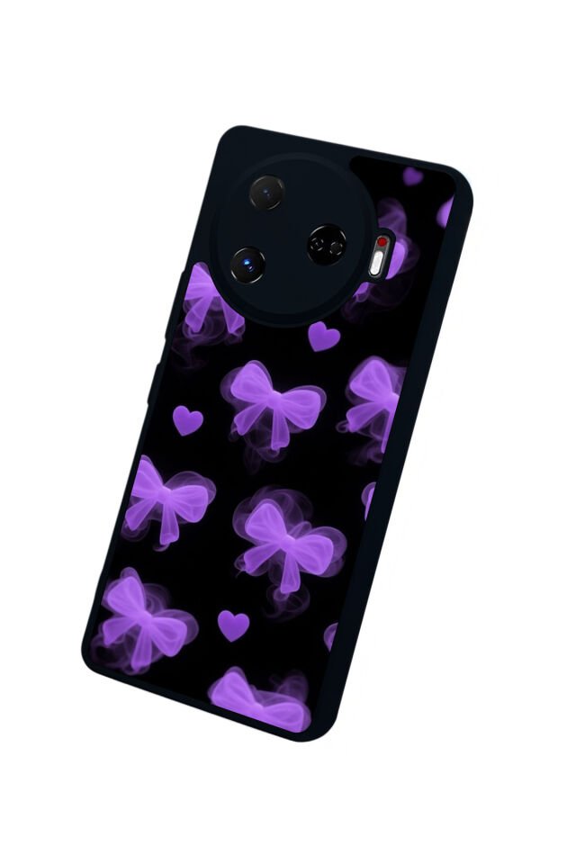 Tecno Camon 30 Pro Uyumlu Kurdele Tasarımlı Glossy Premium Kılıf