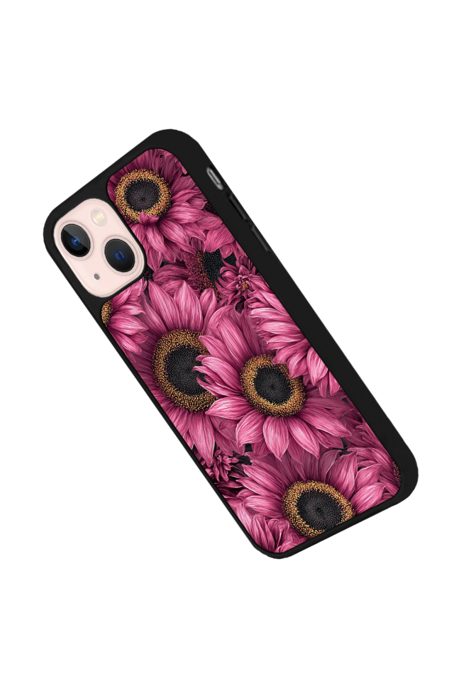 iPhone 15 Plus Uyumlu Cicek Tasarımlı Glossy Premium Kılıf