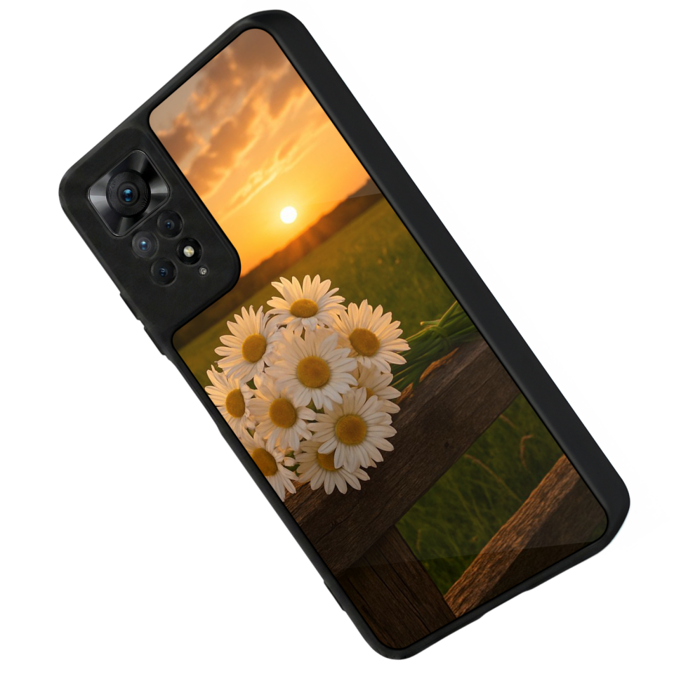 Xiaomi Redmi Note 11 Pro Uyumlu Cicek Tasarımlı Glossy Premium Kılıf