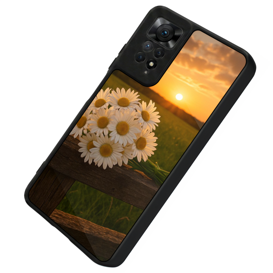 Xiaomi Redmi Note 11 Pro Uyumlu Cicek Tasarımlı Glossy Premium Kılıf