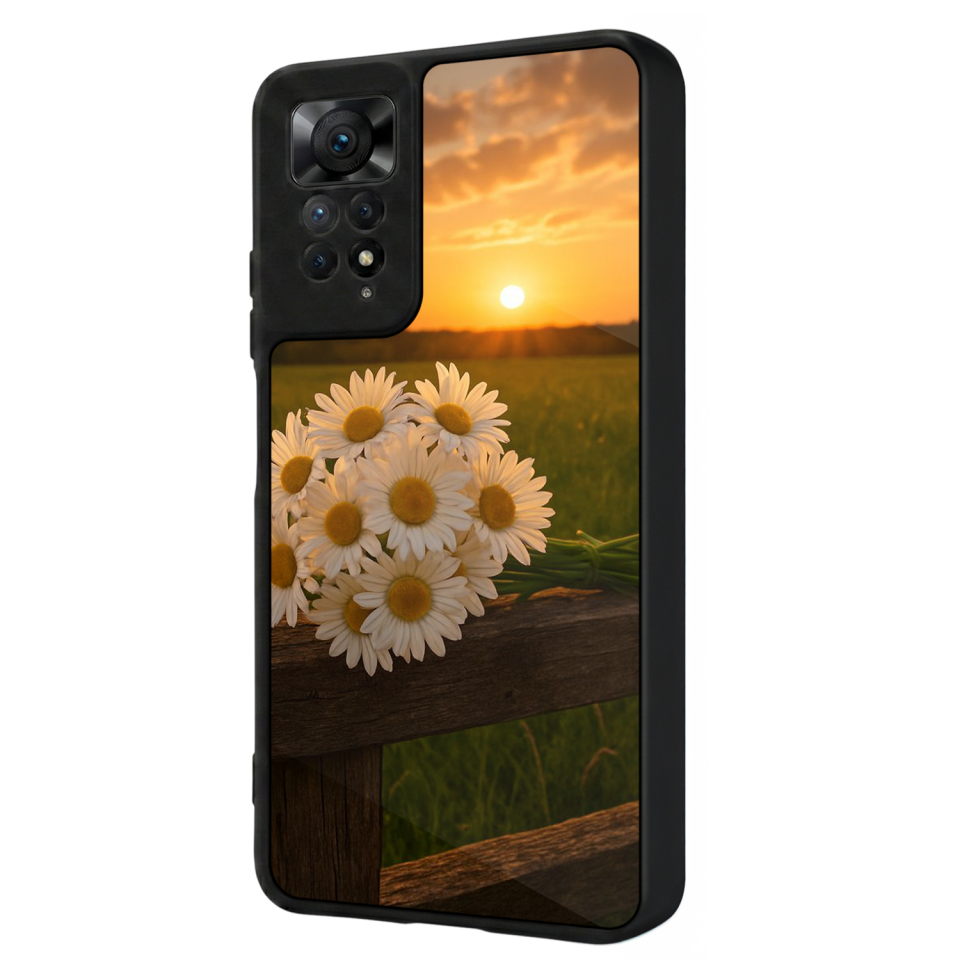 Xiaomi Redmi Note 11 Pro Uyumlu Cicek Tasarımlı Glossy Premium Kılıf