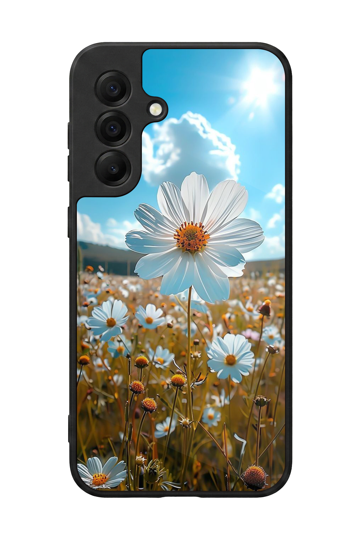 Samsung Galaxy A17 Uyumlu Cicek Tasarımlı Glossy Premium Kılıf