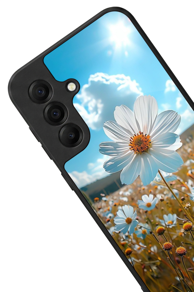 Samsung Galaxy A17 Uyumlu Cicek Tasarımlı Glossy Premium Kılıf