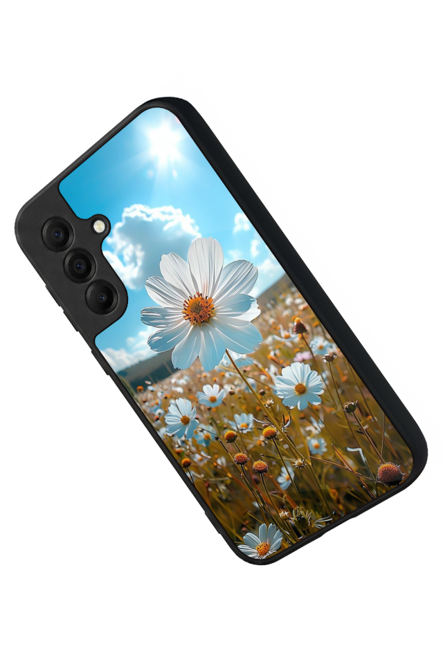 Samsung Galaxy A17 Uyumlu Cicek Tasarımlı Glossy Premium Kılıf