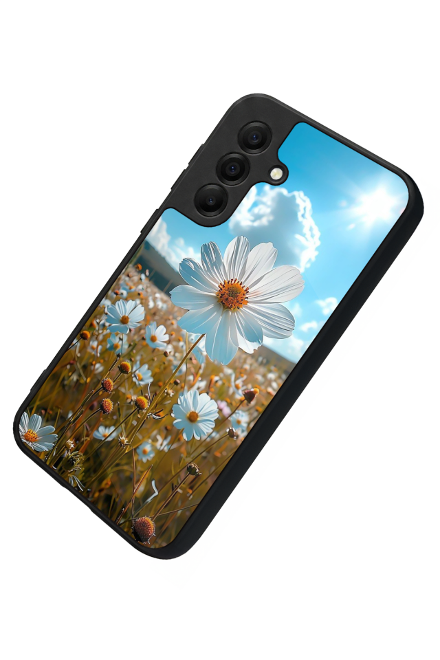 Samsung Galaxy A17 Uyumlu Cicek Tasarımlı Glossy Premium Kılıf