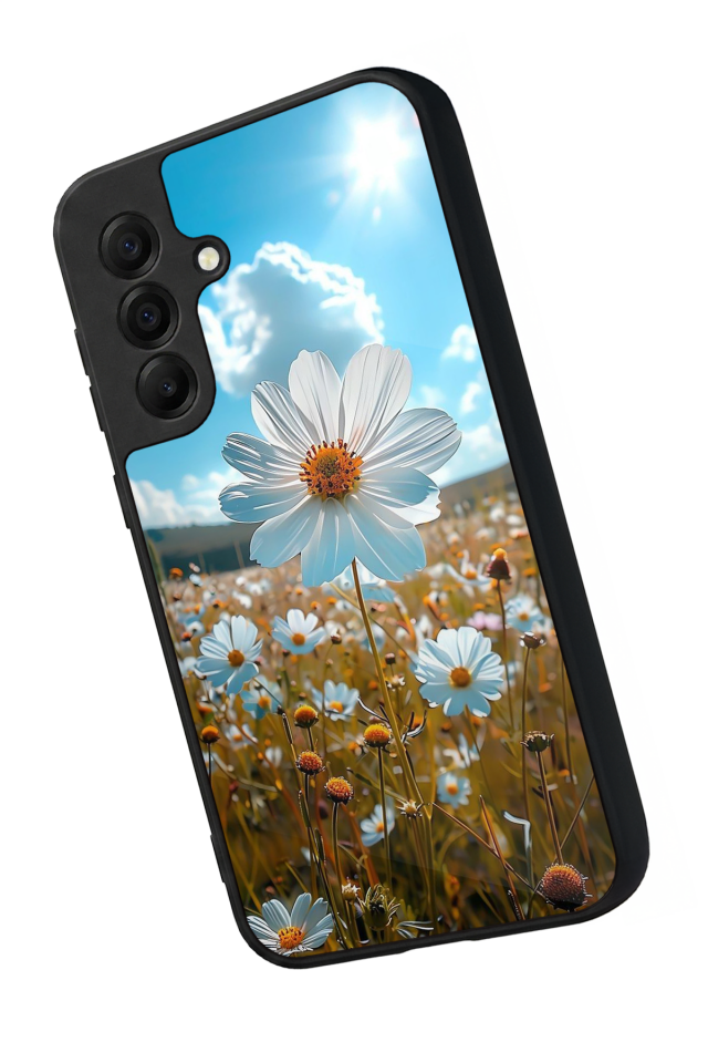 Samsung Galaxy A17 Uyumlu Cicek Tasarımlı Glossy Premium Kılıf