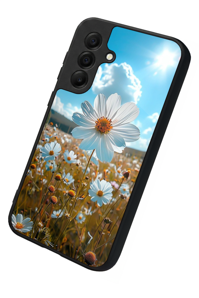 Samsung Galaxy A17 Uyumlu Cicek Tasarımlı Glossy Premium Kılıf