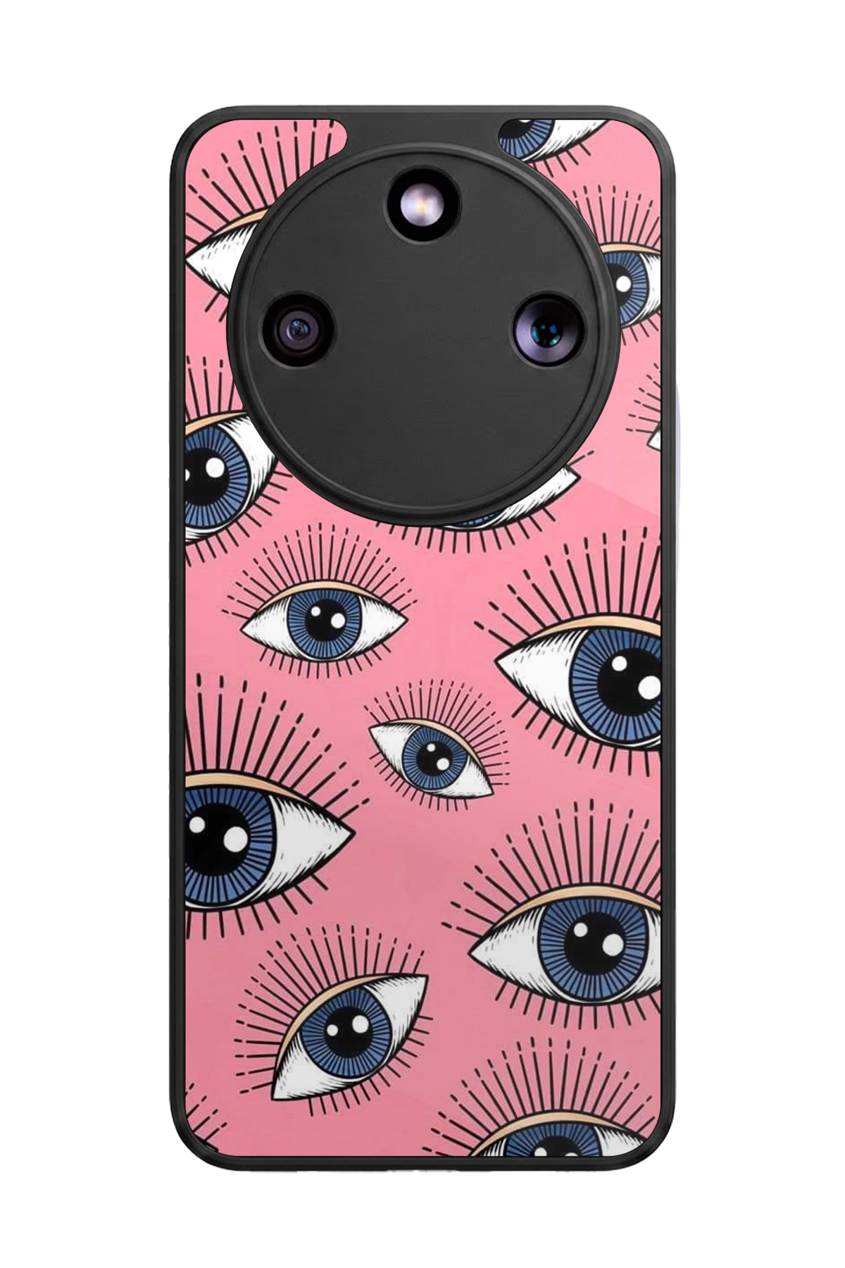 Honor Magic 8 Lite Uyumlu Göz Tasarımlı Glossy Premium Kılıf