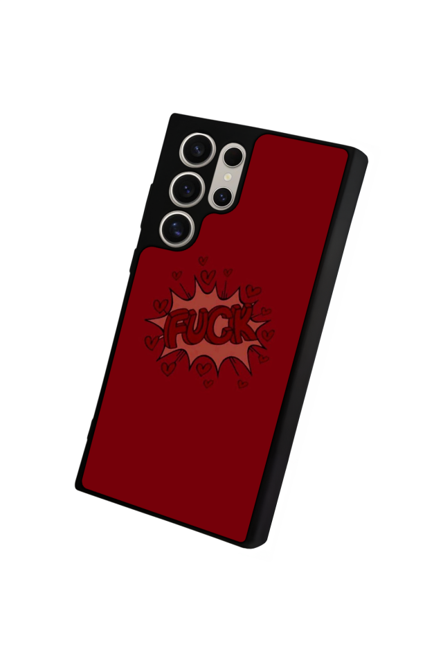 Samsung Galaxy S23 Ultra Uyumlu Kalp Love Tasarımlı Glossy Premium Kılıf