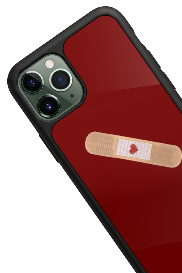 iPhone 11 Pro Uyumlu Kalp Love Tasarımlı Glossy Premium Kılıf