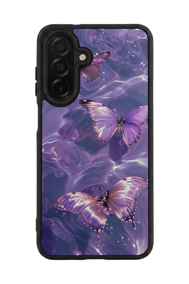 Samsung Galaxy A26 Uyumlu Kelebek Tasarımlı Glossy Premium Kılıf
