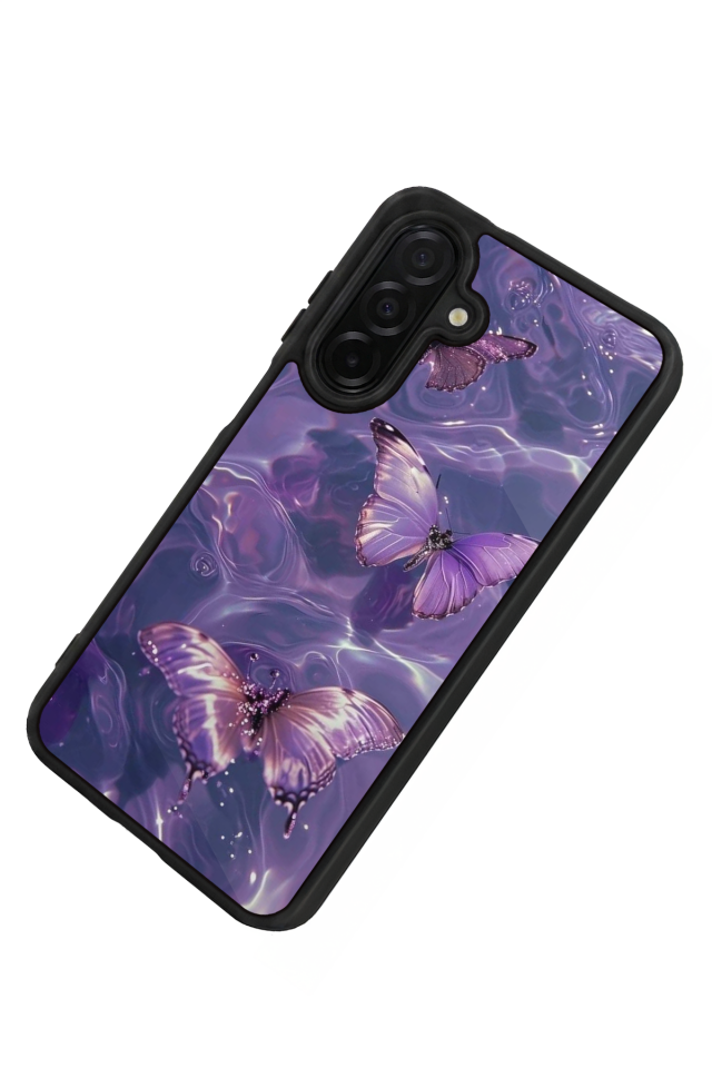 Samsung Galaxy A26 Uyumlu Kelebek Tasarımlı Glossy Premium Kılıf