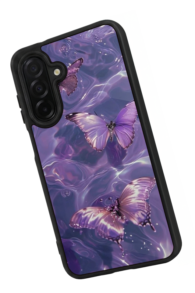 Samsung Galaxy A26 Uyumlu Kelebek Tasarımlı Glossy Premium Kılıf