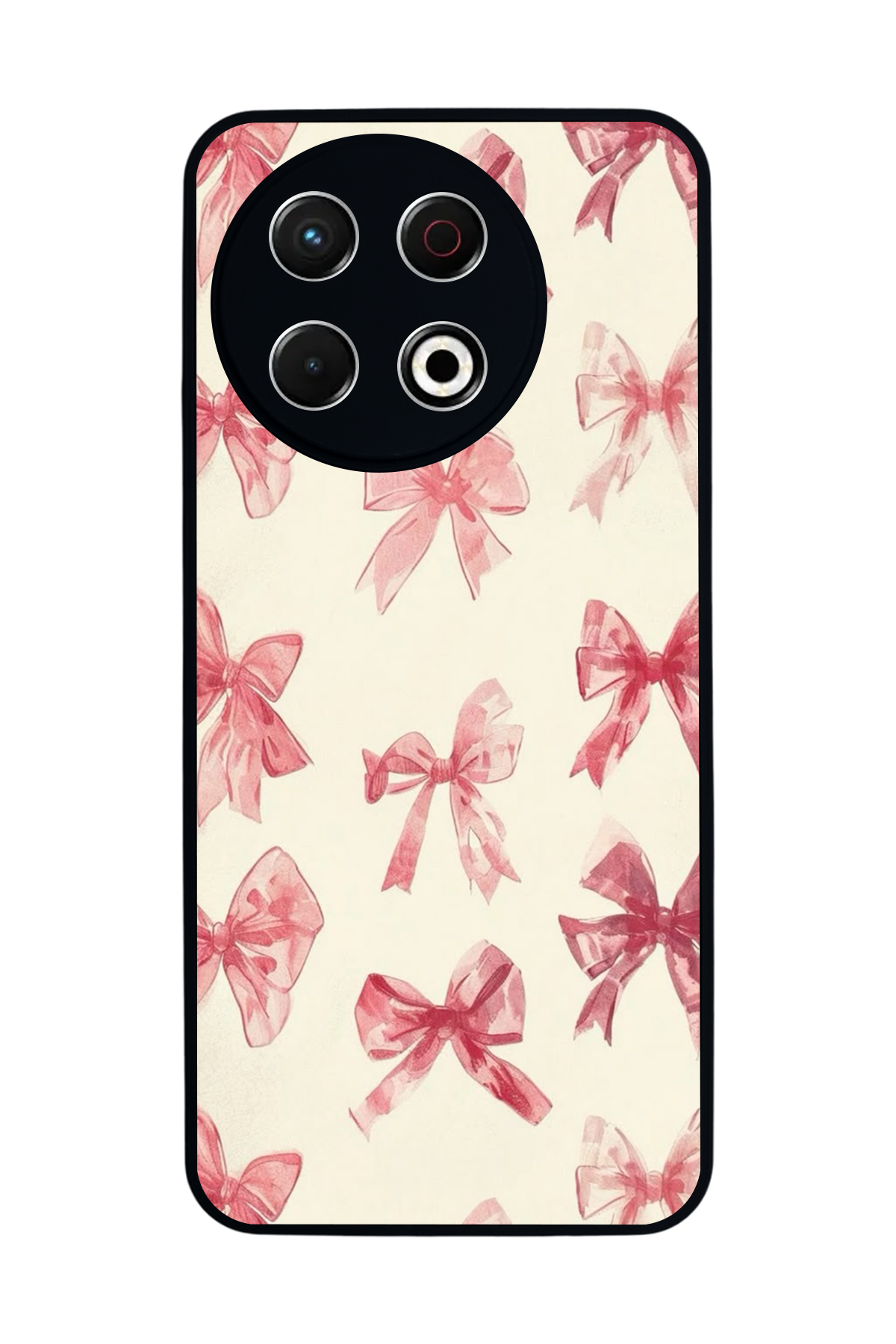 Tecno Spark 30 Pro Uyumlu Kurdele Tasarımlı Glossy Premium Kılıf