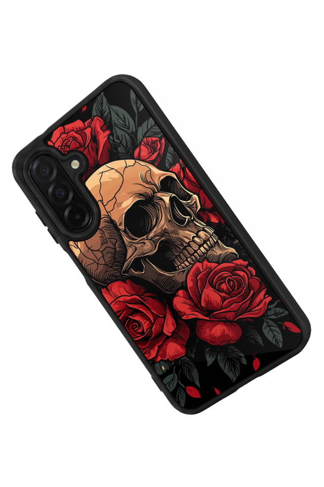 Samsung Galaxy A36 Uyumlu KuruKafa Tasarımlı Glossy Premium Kılıf