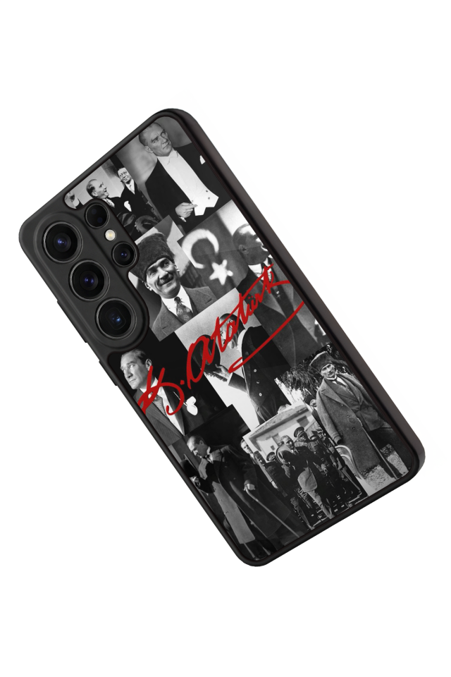 Samsung Galaxy S26 Ultra Uyumlu Mustafa Kemal Ataturk Tasarımlı Glossy Premium Kılıf