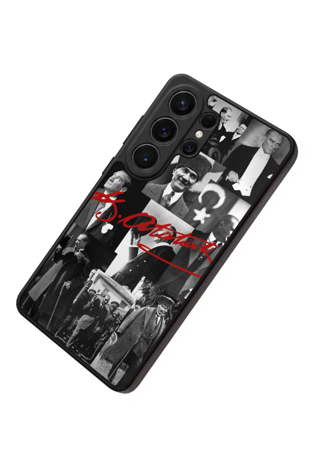 Samsung Galaxy S26 Ultra Uyumlu Mustafa Kemal Ataturk Tasarımlı Glossy Premium Kılıf