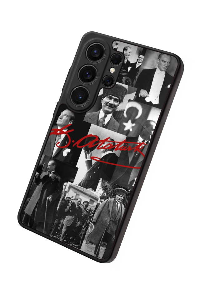 Samsung Galaxy S26 Ultra Uyumlu Mustafa Kemal Ataturk Tasarımlı Glossy Premium Kılıf