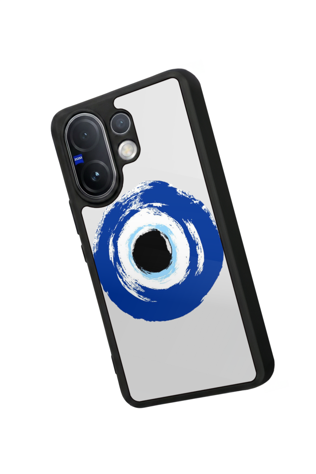 Vivo V60 Uyumlu Nazar Tasarımlı Glossy Premium Kılıf