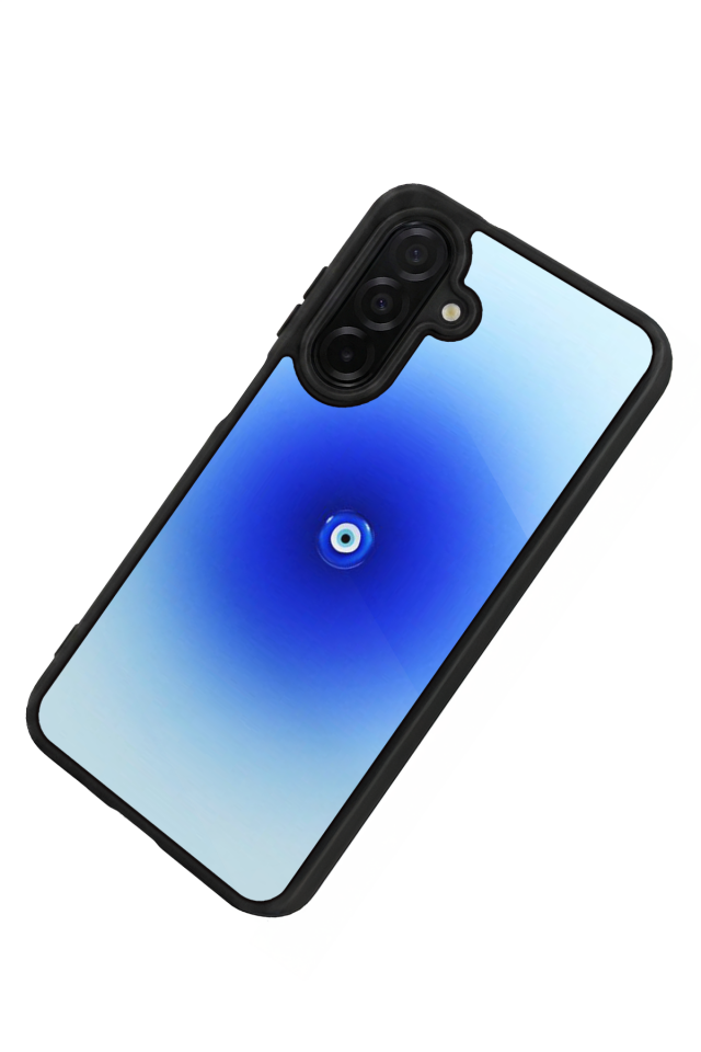 Samsung Galaxy A56 Uyumlu Nazar Tasarımlı Glossy Premium Kılıf