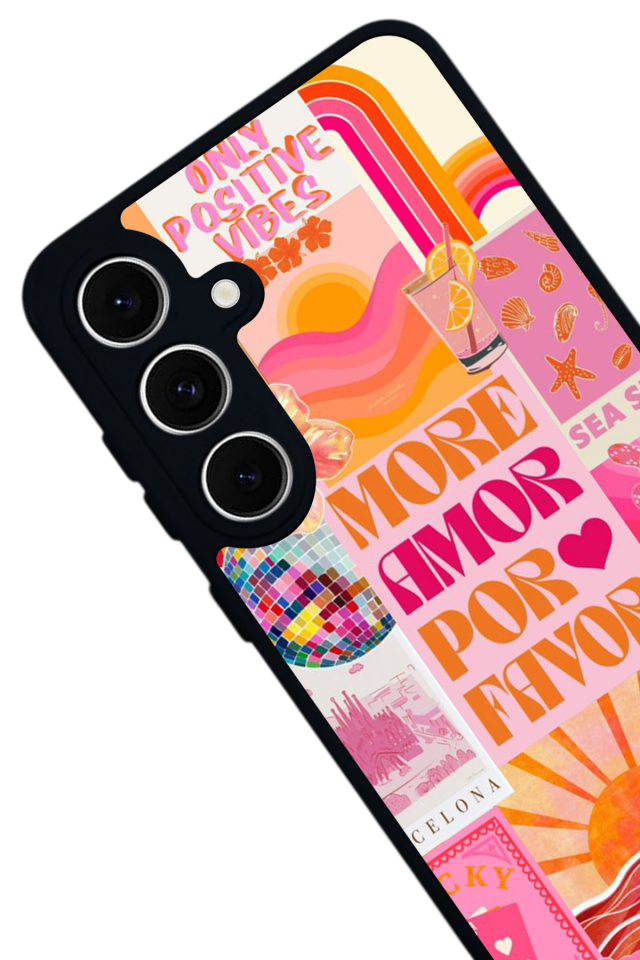 Samsung Galaxy S24 FE Uyumlu Poster Tasarımlı Glossy Premium Kılıf