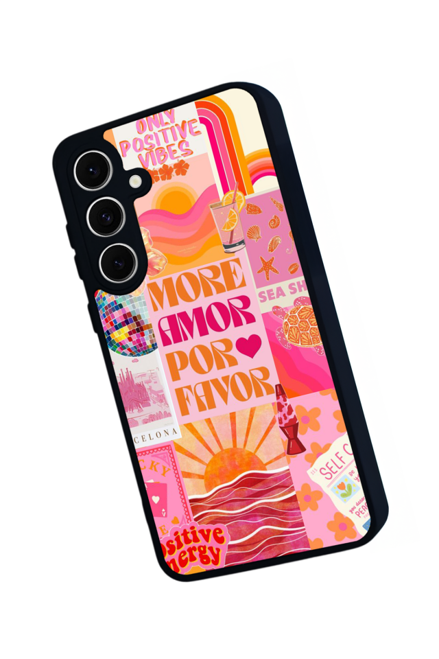 Samsung Galaxy S24 FE Uyumlu Poster Tasarımlı Glossy Premium Kılıf