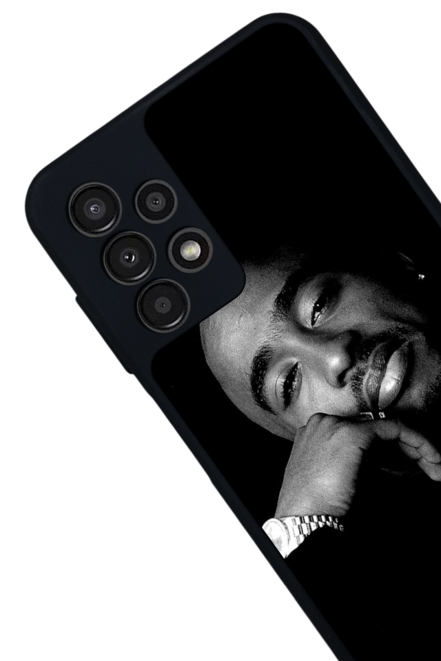 Samsung Galaxy A23 Uyumlu Tupac Tasarımlı Glossy Premium Kılıf