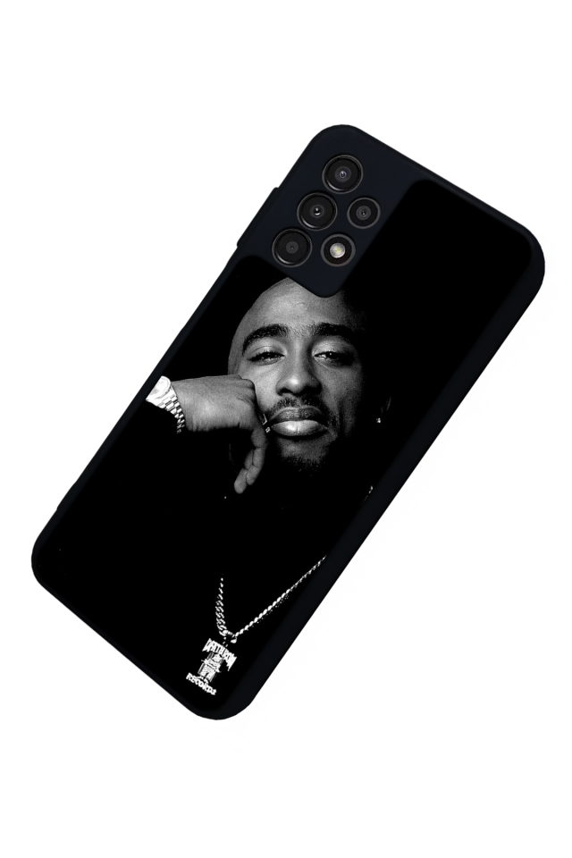 Samsung Galaxy A23 Uyumlu Tupac Tasarımlı Glossy Premium Kılıf