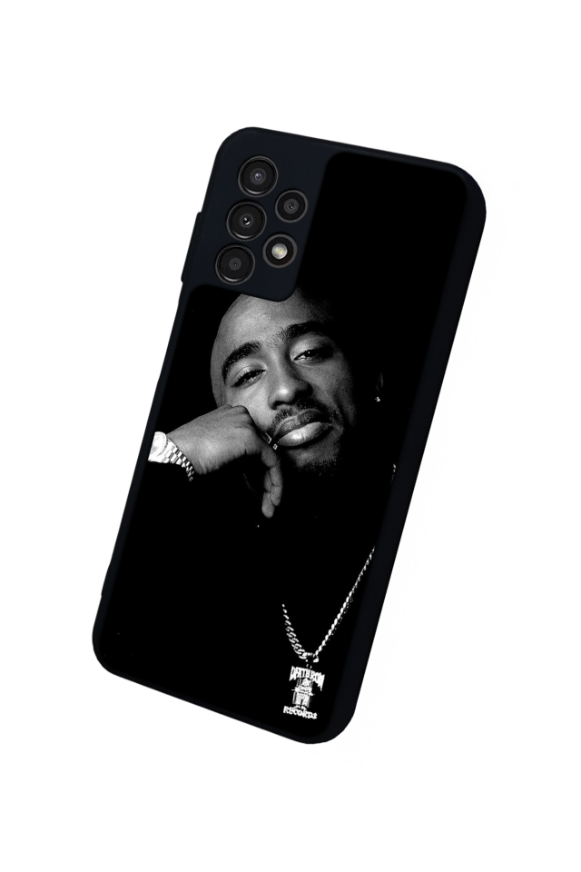 Samsung Galaxy A23 Uyumlu Tupac Tasarımlı Glossy Premium Kılıf