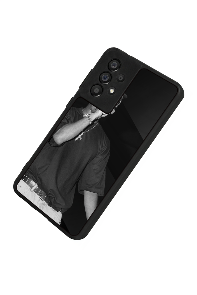 Samsung Galaxy A73 Uyumlu Tupac Tasarımlı Glossy Premium Kılıf