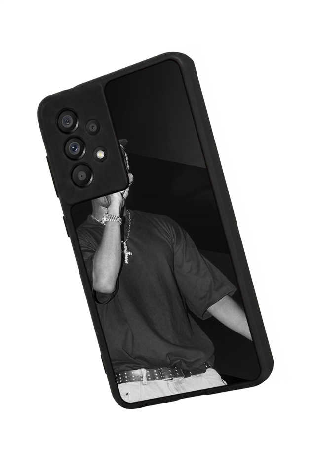 Samsung Galaxy A73 Uyumlu Tupac Tasarımlı Glossy Premium Kılıf