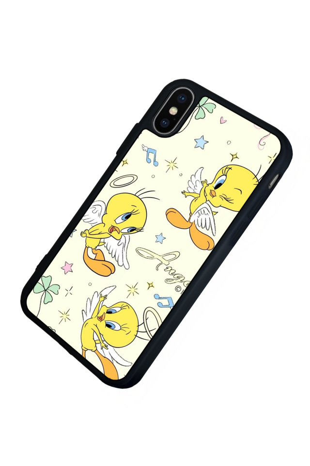 iPhone XS Max Uyumlu Tweety Tasarımlı Glossy Premium Kılıf