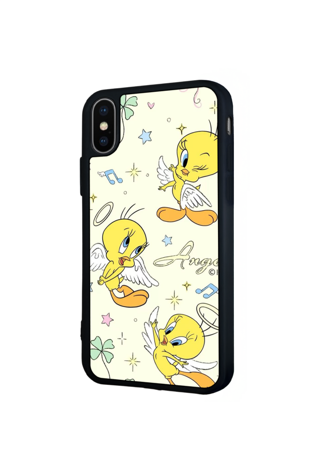 iPhone XS Max Uyumlu Tweety Tasarımlı Glossy Premium Kılıf