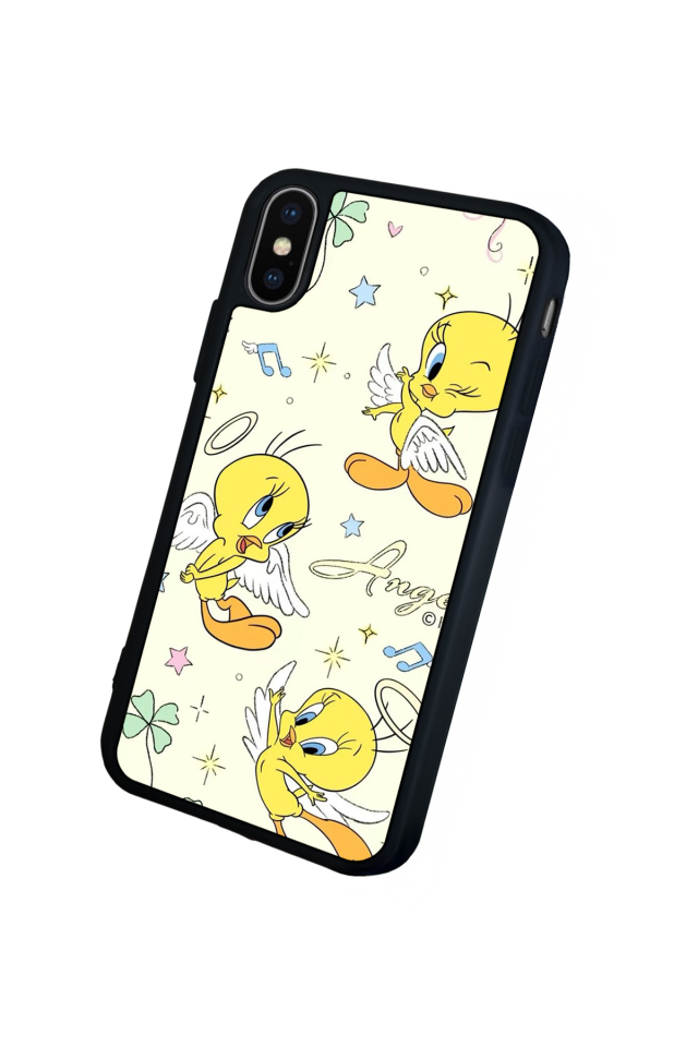 iPhone XS Max Uyumlu Tweety Tasarımlı Glossy Premium Kılıf