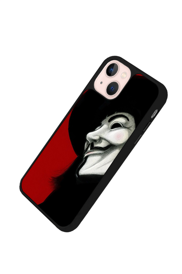 iPhone 15 Uyumlu Vendetta Tasarımlı Glossy Premium Kılıf