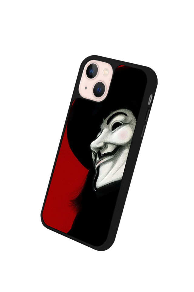 iPhone 15 Uyumlu Vendetta Tasarımlı Glossy Premium Kılıf