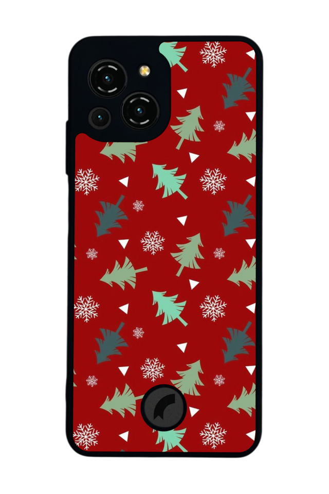 Reeder S23 Pro Max Uyumlu Yilbasi Christmas Tasarımlı Glossy Premium Kılıf