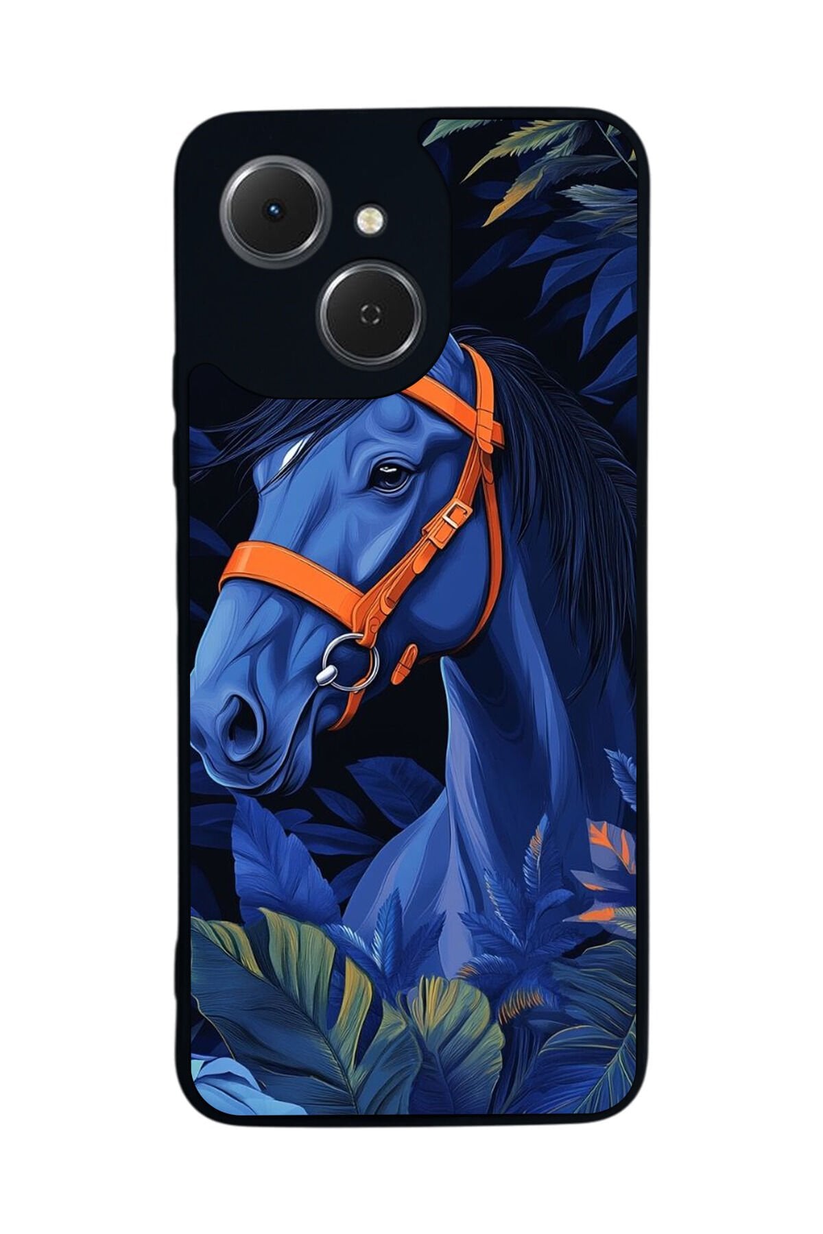 Tecno Spark 40C Uyumlu At Horse Tasarımlı Glossy Premium Kılıf