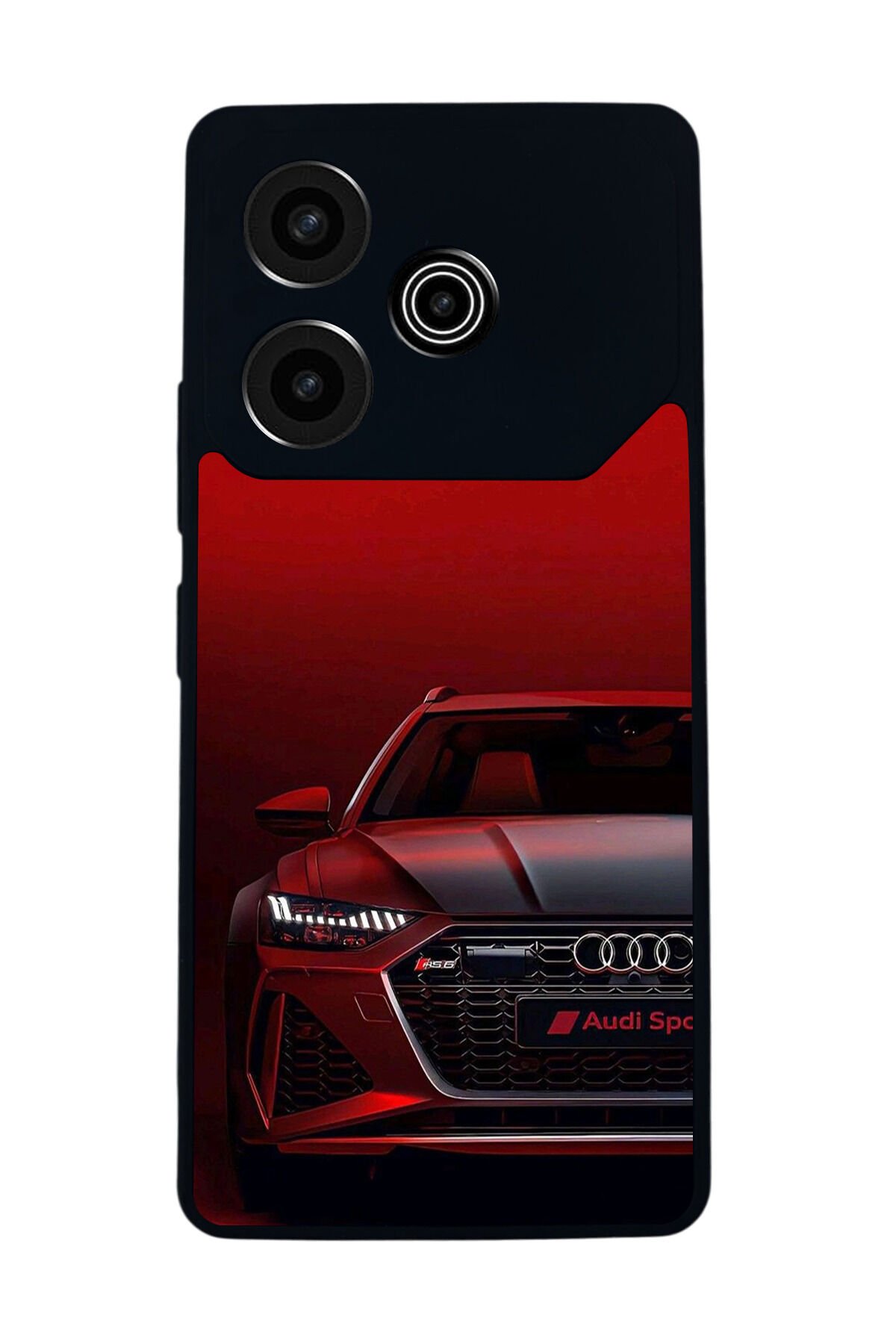 Tecno Pova 6 Uyumlu Audi Tasarımlı Glossy Premium Kılıf