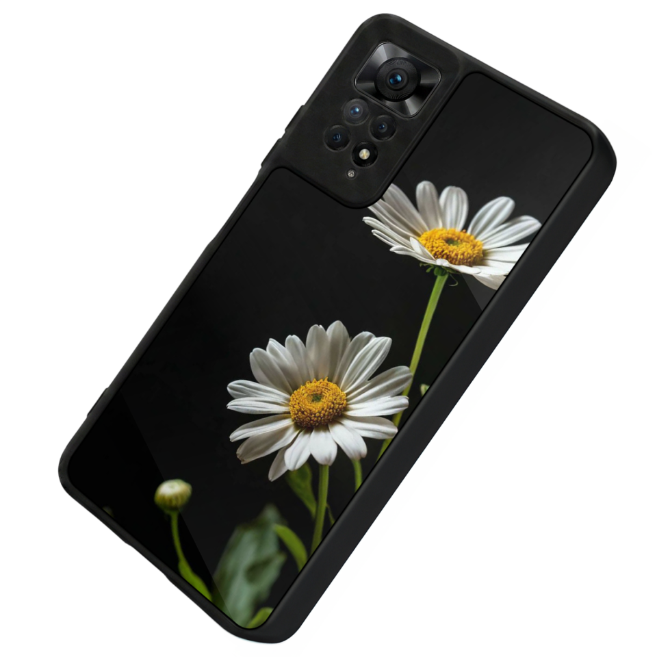 Xiaomi Redmi Note 11 Pro Uyumlu Cicek Tasarımlı Glossy Premium Kılıf