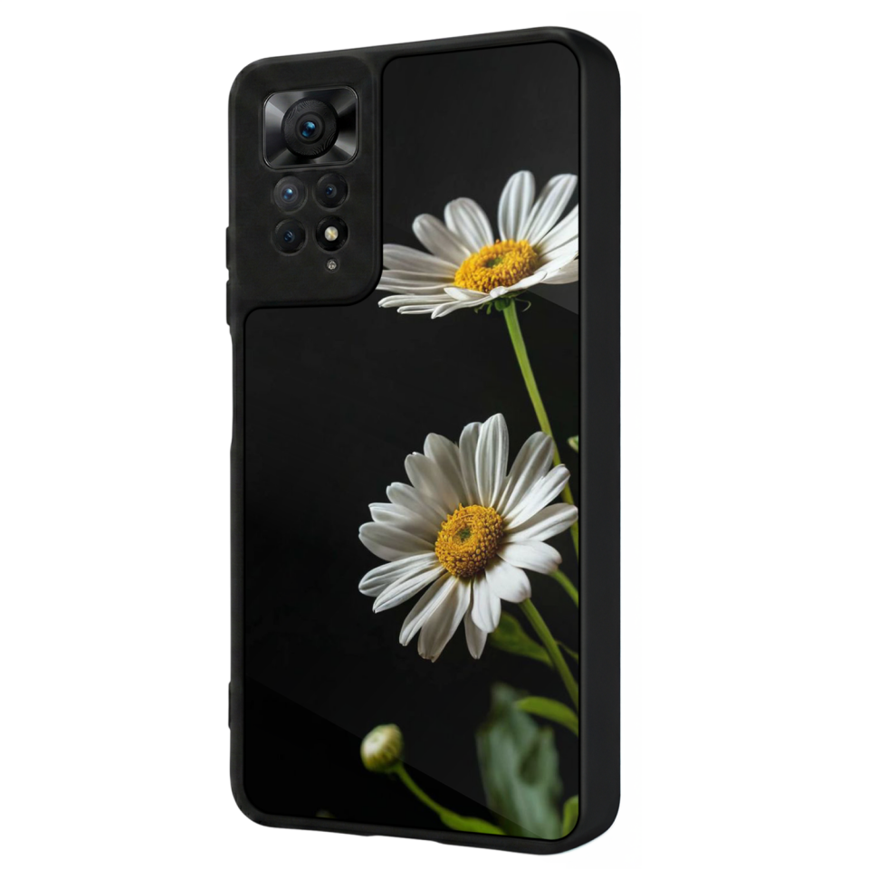 Xiaomi Redmi Note 11 Pro Uyumlu Cicek Tasarımlı Glossy Premium Kılıf